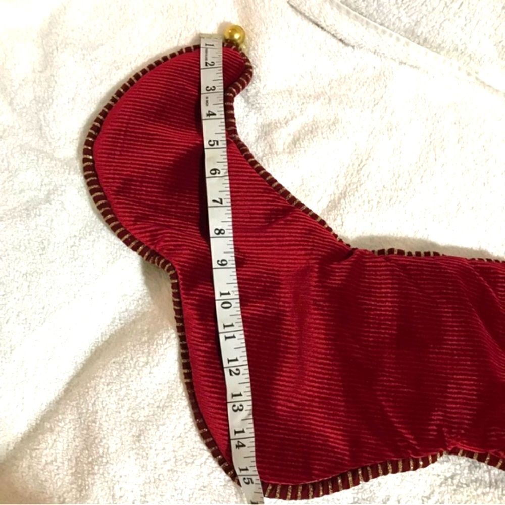 Luxurious Red Christmas Stocking - Picture 13 of 15